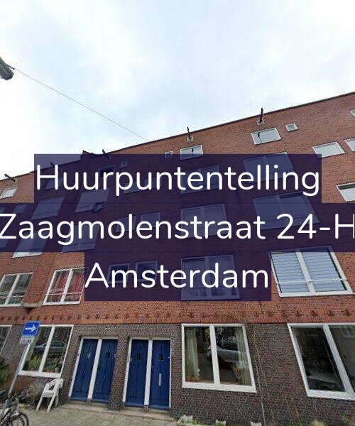 Foto gevel Huurpuntentelling voor Zaagmolenstraat 24-H, Amsterdam