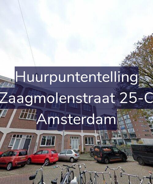 Foto gevel Huurpuntentelling voor Zaagmolenstraat 25-C, Amsterdam