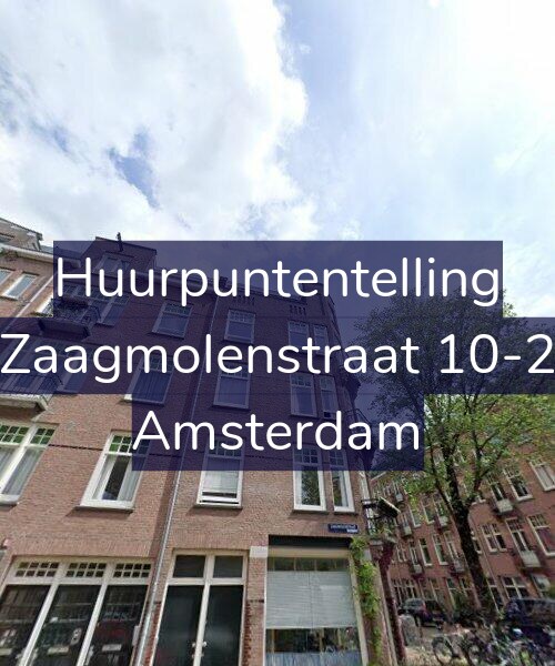 Foto gevel Huurpuntentelling voor Zaagmolenstraat 10-2, Amsterdam