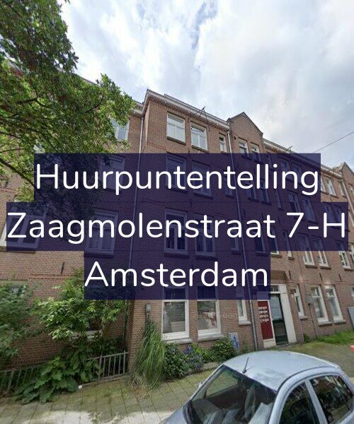 Foto gevel Huurpuntentelling voor Zaagmolenstraat 7-H, Amsterdam