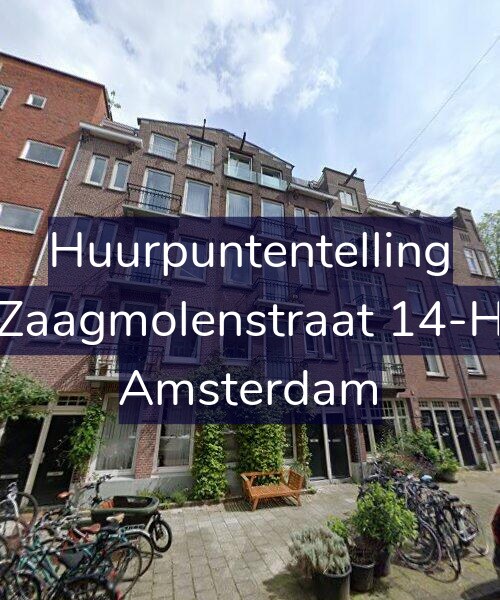 Foto gevel Huurpuntentelling voor Zaagmolenstraat 14-H, Amsterdam