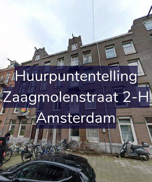 Foto gevel Huurpuntentelling voor Zaagmolenstraat 2-H, Amsterdam