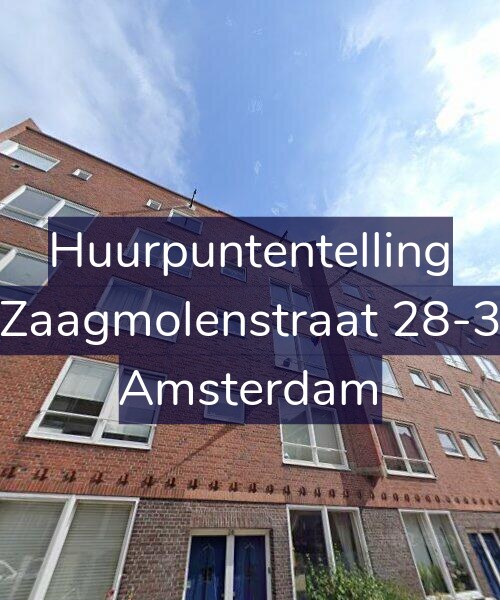 Foto gevel Huurpuntentelling voor Zaagmolenstraat 28-3, Amsterdam