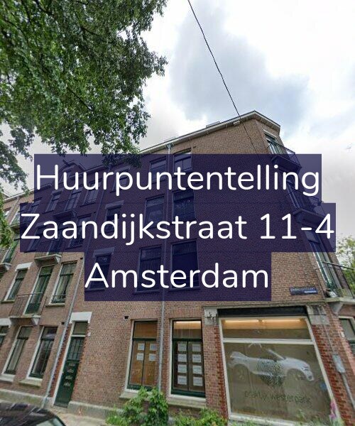 Foto gevel Huurpuntentelling voor Zaandijkstraat 11-4, Amsterdam