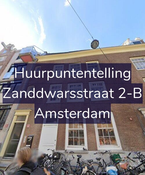 Foto gevel Huurpuntentelling voor Zanddwarsstraat 2-B, Amsterdam