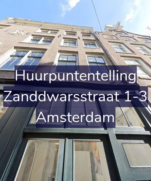 Foto gevel Huurpuntentelling voor Zanddwarsstraat 1-3, Amsterdam