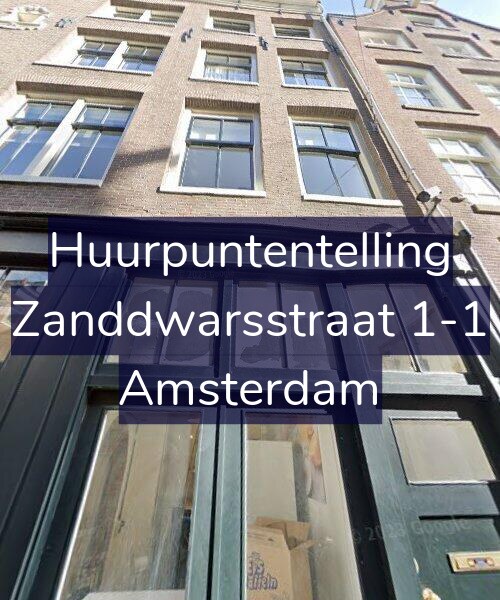 Foto gevel Huurpuntentelling voor Zanddwarsstraat 1-1, Amsterdam