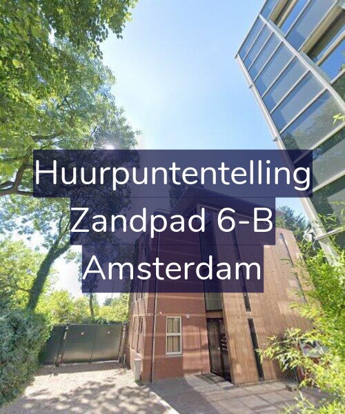 Foto gevel Huurpuntentelling voor Zandpad 6-B, Amsterdam