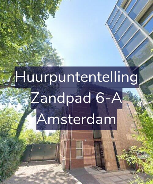 Foto gevel Huurpuntentelling voor Zandpad 6-A, Amsterdam