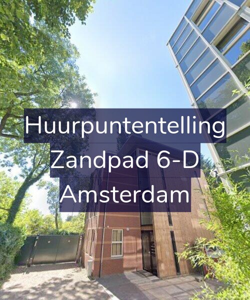 Foto gevel Huurpuntentelling voor Zandpad 6-D, Amsterdam