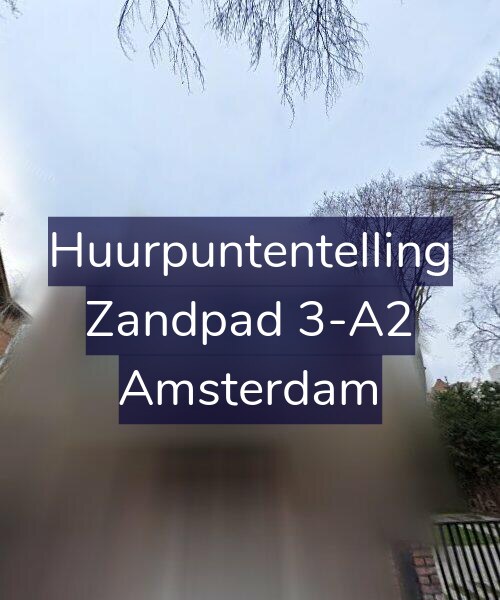 Foto gevel Huurpuntentelling voor Zandpad 3-A2, Amsterdam