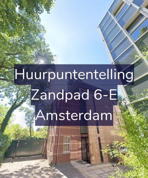 Foto gevel Huurpuntentelling voor Zandpad 6-E, Amsterdam