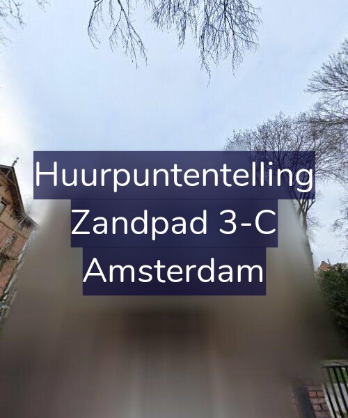 Foto gevel Huurpuntentelling voor Zandpad 3-C, Amsterdam