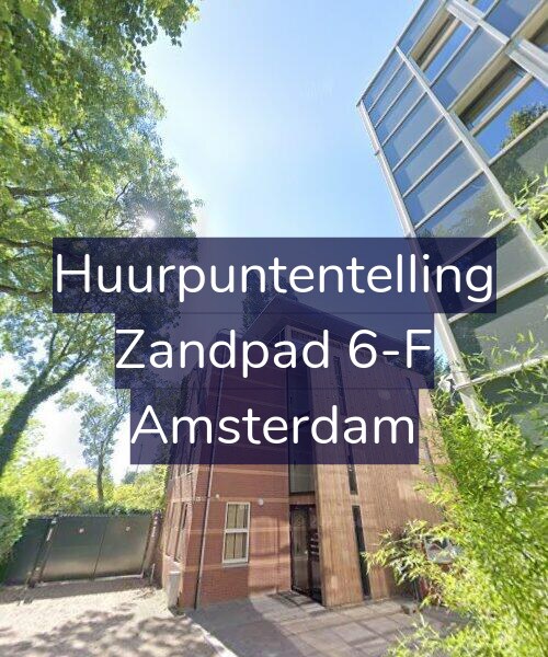 Foto gevel Huurpuntentelling voor Zandpad 6-F, Amsterdam