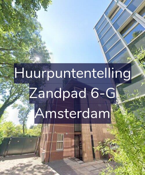 Foto gevel Huurpuntentelling voor Zandpad 6-G, Amsterdam