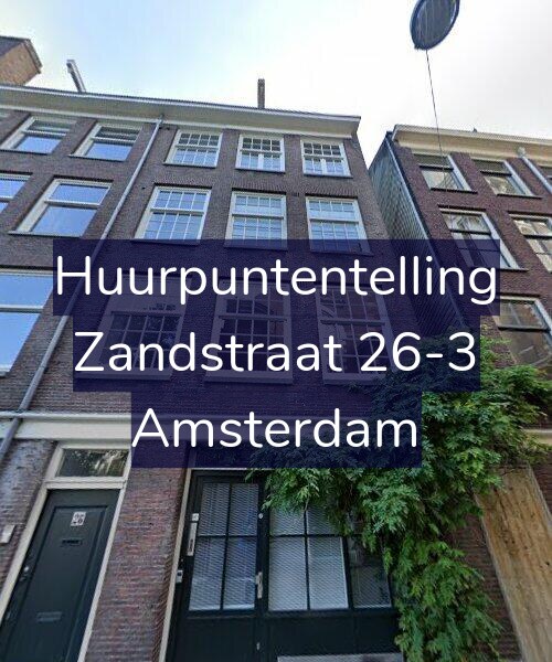 Foto gevel Huurpuntentelling voor Zandstraat 26-3, Amsterdam