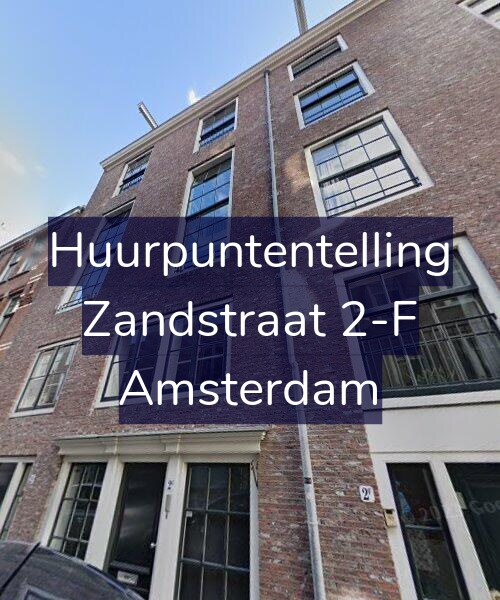 Foto gevel Huurpuntentelling voor Zandstraat 2-F, Amsterdam