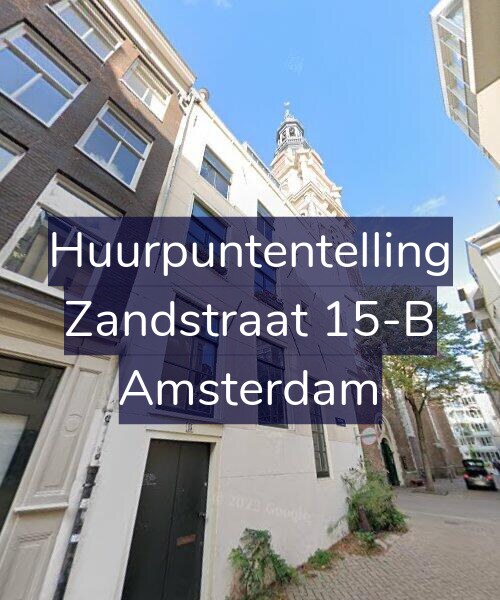 Foto gevel Huurpuntentelling voor Zandstraat 15-B, Amsterdam