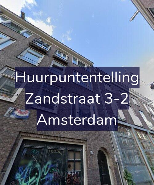 Foto gevel Huurpuntentelling voor Zandstraat 3-2, Amsterdam