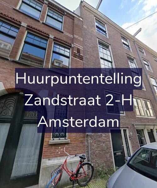 Foto gevel Huurpuntentelling voor Zandstraat 2-H, Amsterdam