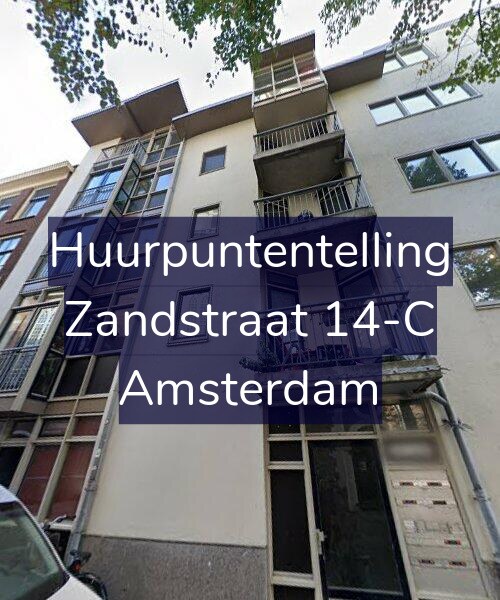 Foto gevel Huurpuntentelling voor Zandstraat 14-C, Amsterdam