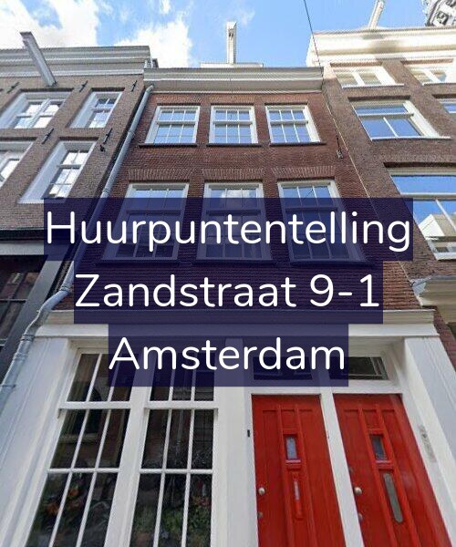 Foto gevel Huurpuntentelling voor Zandstraat 9-1, Amsterdam