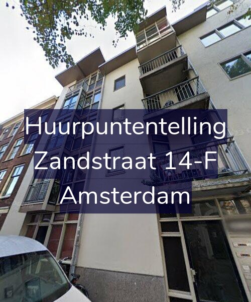 Foto gevel Huurpuntentelling voor Zandstraat 14-F, Amsterdam