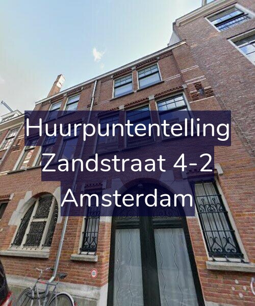 Foto gevel Huurpuntentelling voor Zandstraat 4-2, Amsterdam