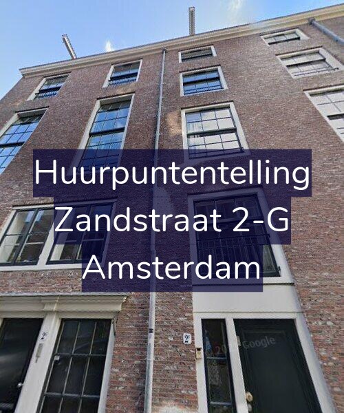 Foto gevel Huurpuntentelling voor Zandstraat 2-G, Amsterdam