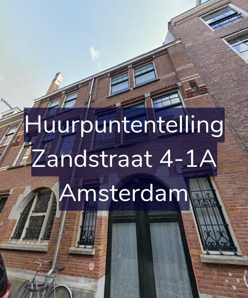 Foto gevel Huurpuntentelling voor Zandstraat 4-1A, Amsterdam