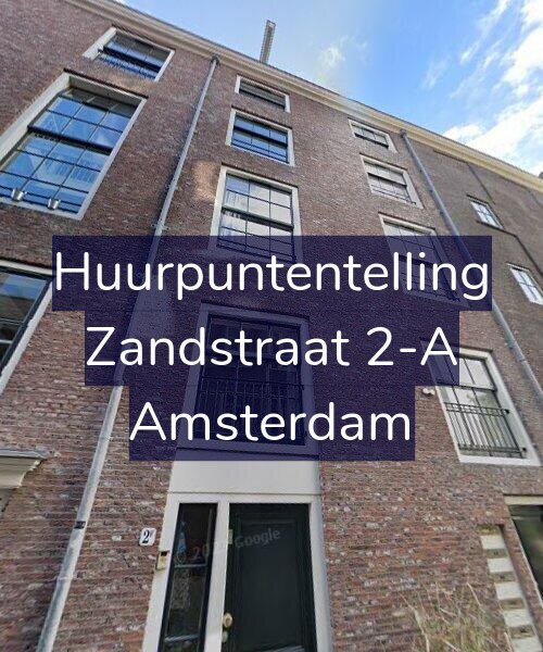 Foto gevel Huurpuntentelling voor Zandstraat 2-A, Amsterdam
