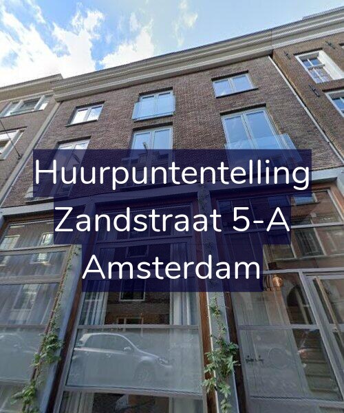 Foto gevel Huurpuntentelling voor Zandstraat 5-A, Amsterdam