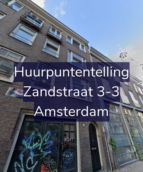 Foto gevel Huurpuntentelling voor Zandstraat 3-3, Amsterdam