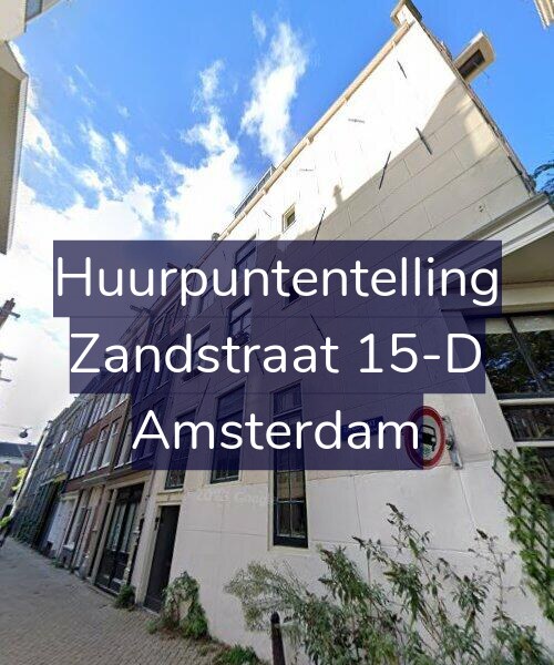 Foto gevel Huurpuntentelling voor Zandstraat 15-D, Amsterdam