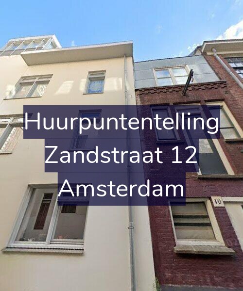 Foto gevel Huurpuntentelling voor Zandstraat 12, Amsterdam