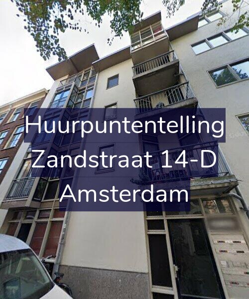Foto gevel Huurpuntentelling voor Zandstraat 14-D, Amsterdam