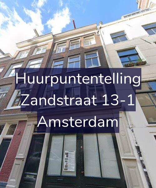 Foto gevel Huurpuntentelling voor Zandstraat 13-1, Amsterdam