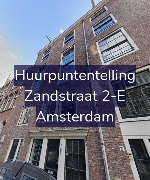 Foto gevel Huurpuntentelling voor Zandstraat 2-E, Amsterdam