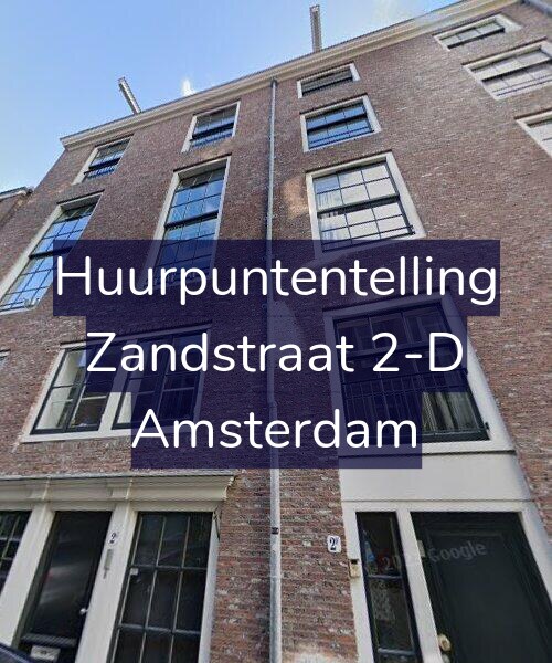 Foto gevel Huurpuntentelling voor Zandstraat 2-D, Amsterdam