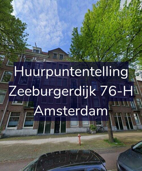 Foto gevel Huurpuntentelling voor Zeeburgerdijk 76-H, Amsterdam