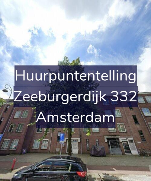 Foto gevel Huurpuntentelling voor Zeeburgerdijk 332, Amsterdam