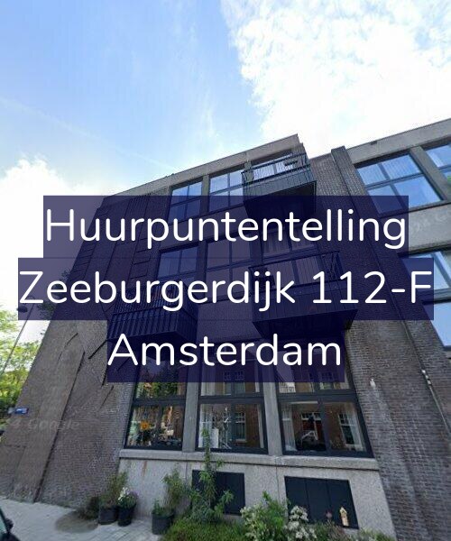 Foto gevel Huurpuntentelling voor Zeeburgerdijk 112-F, Amsterdam