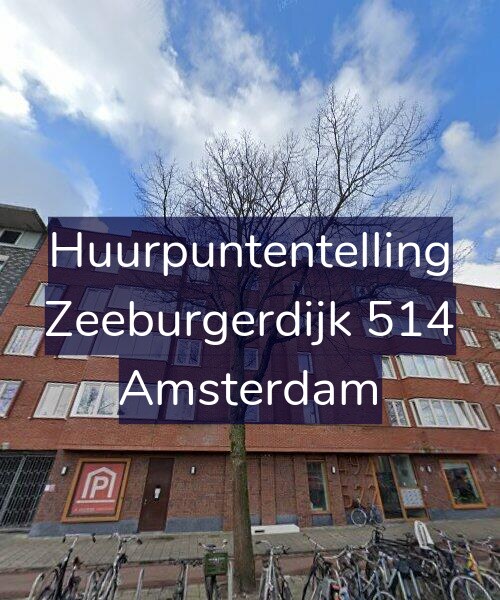 Foto gevel Huurpuntentelling voor Zeeburgerdijk 514, Amsterdam
