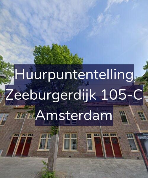 Foto gevel Huurpuntentelling voor Zeeburgerdijk 105-C, Amsterdam