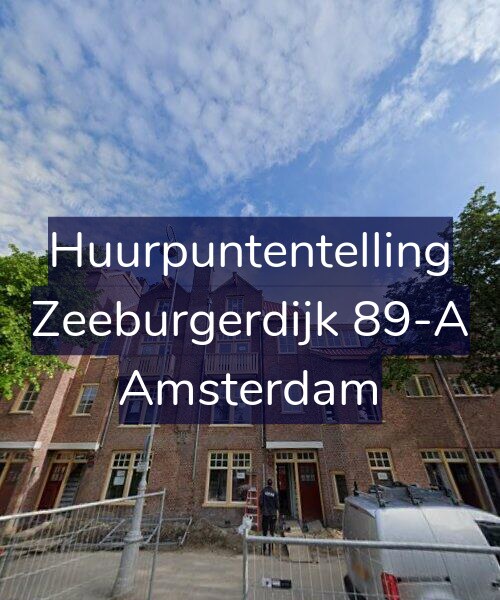 Foto gevel Huurpuntentelling voor Zeeburgerdijk 89-A, Amsterdam