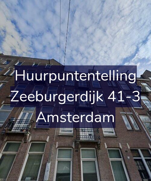Foto gevel Huurpuntentelling voor Zeeburgerdijk 41-3, Amsterdam