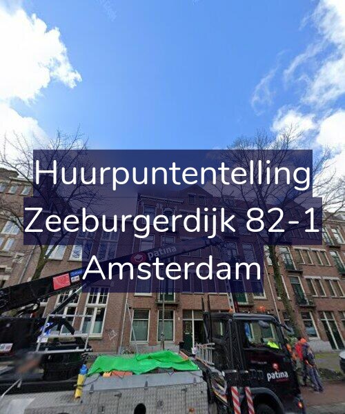 Foto gevel Huurpuntentelling voor Zeeburgerdijk 82-1, Amsterdam