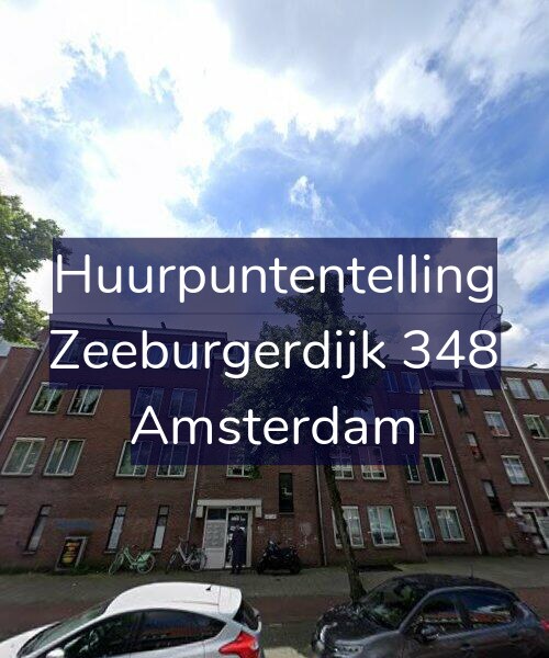 Foto gevel Huurpuntentelling voor Zeeburgerdijk 348, Amsterdam