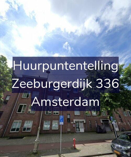 Foto gevel Huurpuntentelling voor Zeeburgerdijk 336, Amsterdam