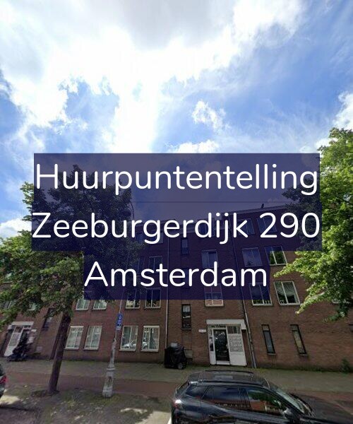 Foto gevel Huurpuntentelling voor Zeeburgerdijk 290, Amsterdam